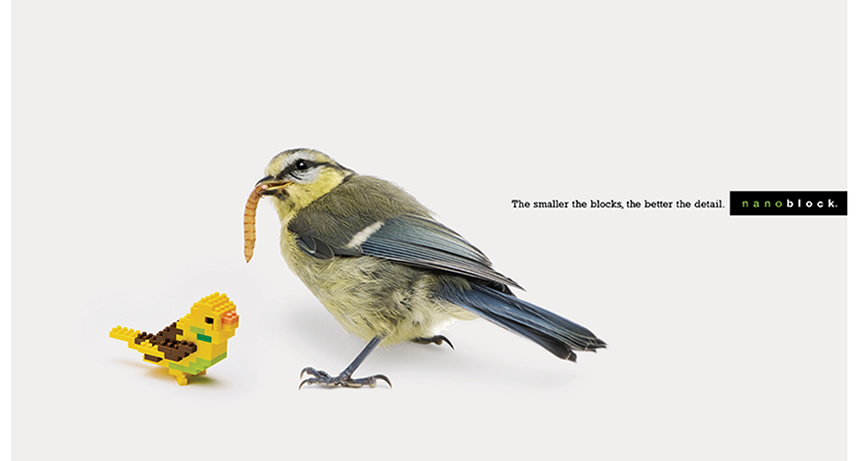 nanoblock ad campaign