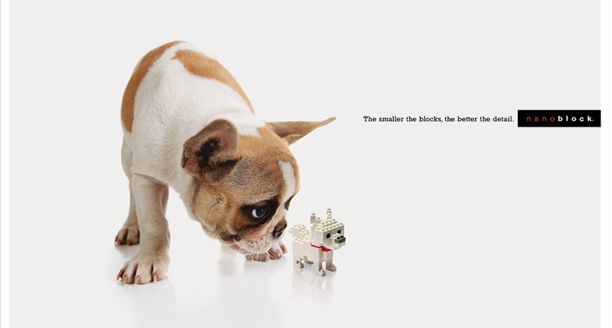 nanoblock ad campaign