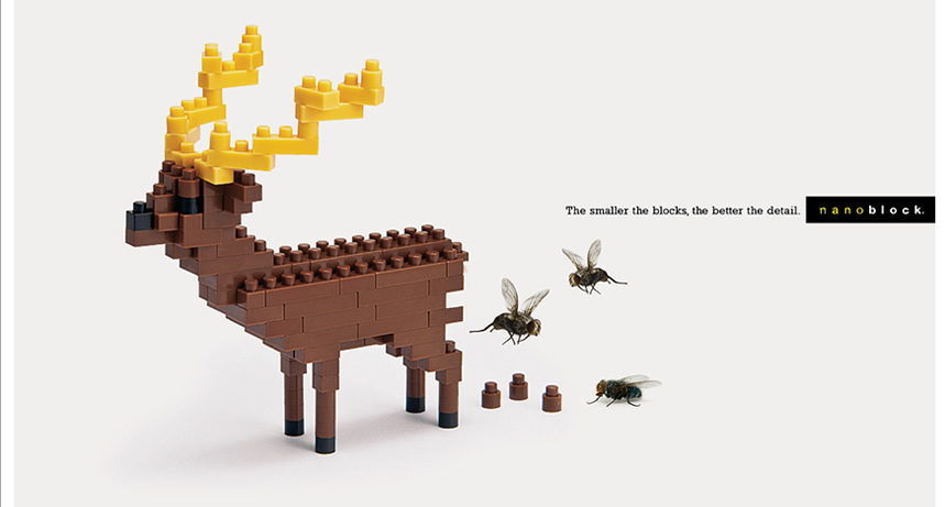 nanoblock ad campaign